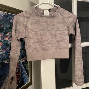 AYBL Evolve Camo Long Sleeve Crop Top